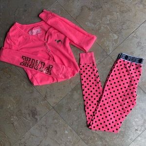 PINK matching pajama set!